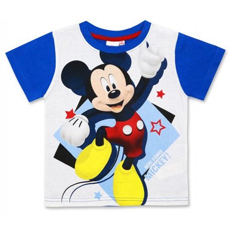 SETINO Bavlněné tričko MICKEY MOUSE SVĚTLE MODRÉ 116 cm